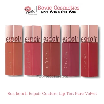 Son kem lì Espoir Couture Lip Tint Pure Velvet Full màu CORNELLA - ROSY MOON - MARRON CHOU - HAZEL - GARNET