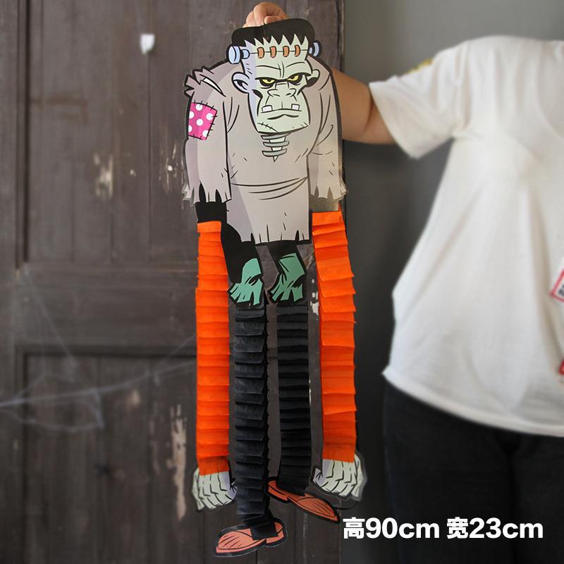 Trang trí Halloween - zoombie giấy xếp hình đẹp Ma cà rồng, Phù thủy, ông già