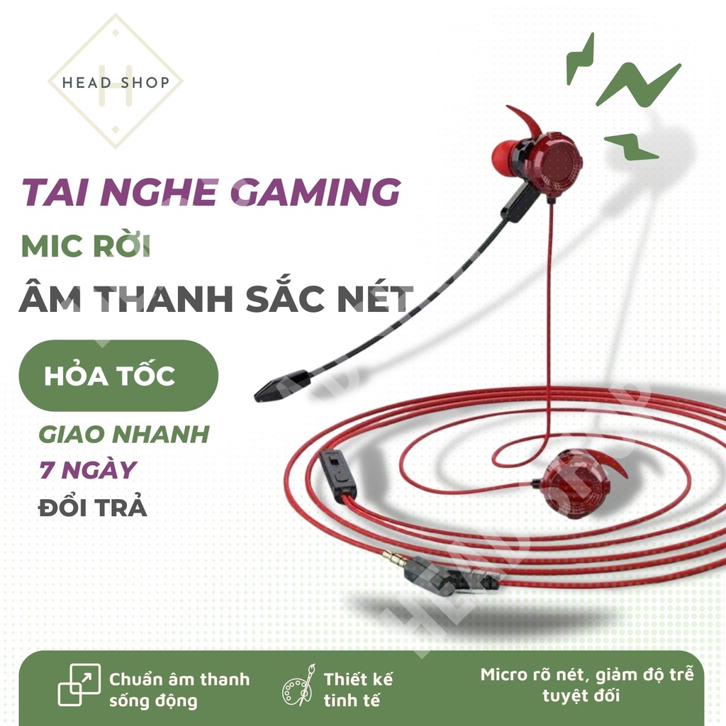 Tai Nghe Gaming XG 120 Micro Chơi Game PUBG FF ROS Tốc Chiến Có Mic Rời ...
