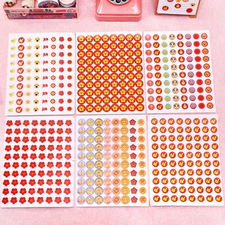 3 Bộ 10 Sticker Dán Like Cup Vàng Ngôi Sao - Thỏ Hồng VPP