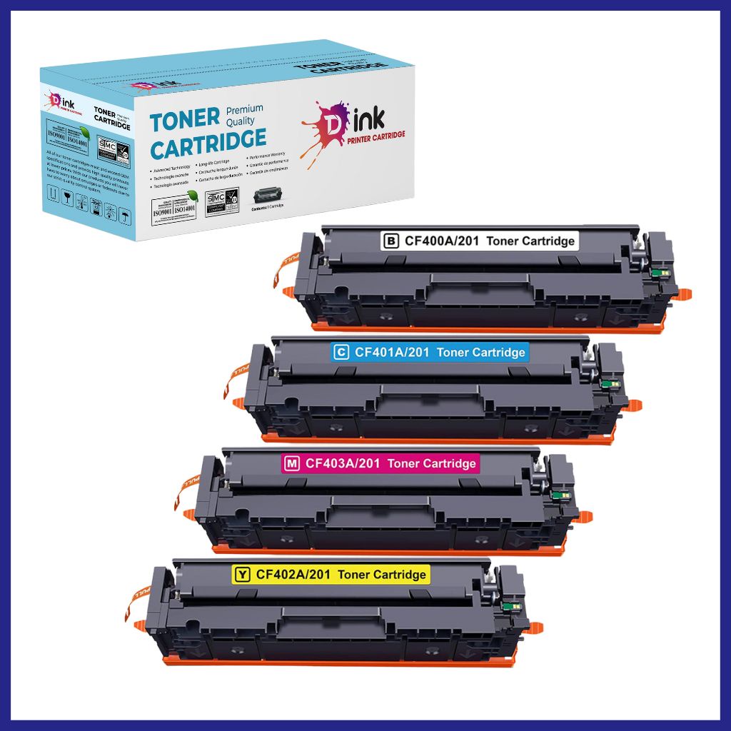Hộp mực máy in CF400A / CF401A / CF402A / CF403A dùng cho máy HP M252N ...