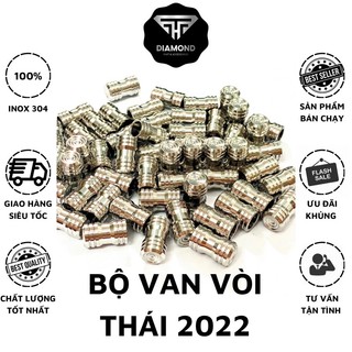 DIAMOND SALAYA - TÁN CHỤP VAN VÒI (2 CON) INOX 304 - CHO CÁC LOẠI XE MÁY