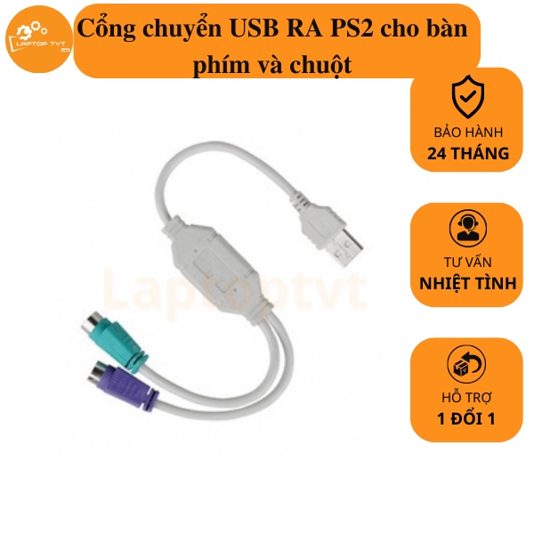 Cổng chuyển USB RA PS2 cho bàn phím và chuột LAPTOPTVT | Shopee Việt Nam