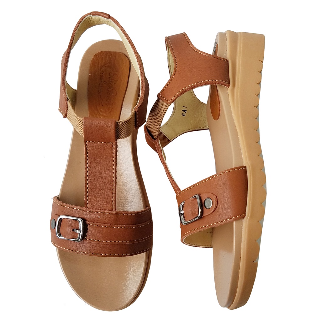 Giày Sandal Nữ BIGGBEN Da Bò Thật HKD224
