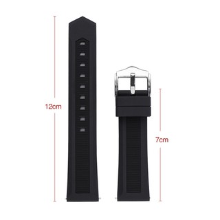 Dây Silicone Thay Thế Cho ĐồNg Hồ Đeo Tay Thông Minh 16mm 18mm 19mm 20mm 21mm 22mm