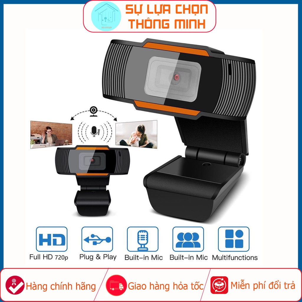 Camera Máy Tính Để Bàn Có Mic Full HD 720P - Dùng PC, Laptop Học Online ...