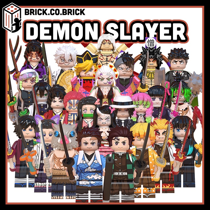 Demon Slayer Nhân vật nhỏ Thanh Guơm Diệt Quỷ Mô hình Anime Kimetsu No Yaiba Kèm Phụ Kiện Cực Chất