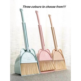 Bộ 2 Đồ Chơi Chổi Quét Dọn Vệ Sinh Mini Cho Bé 3-5 Tuổi