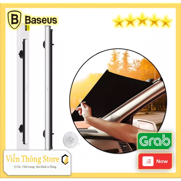Rèm che nắng cửa kính trước oto xe hơi Baseus | Shopee Việt Nam