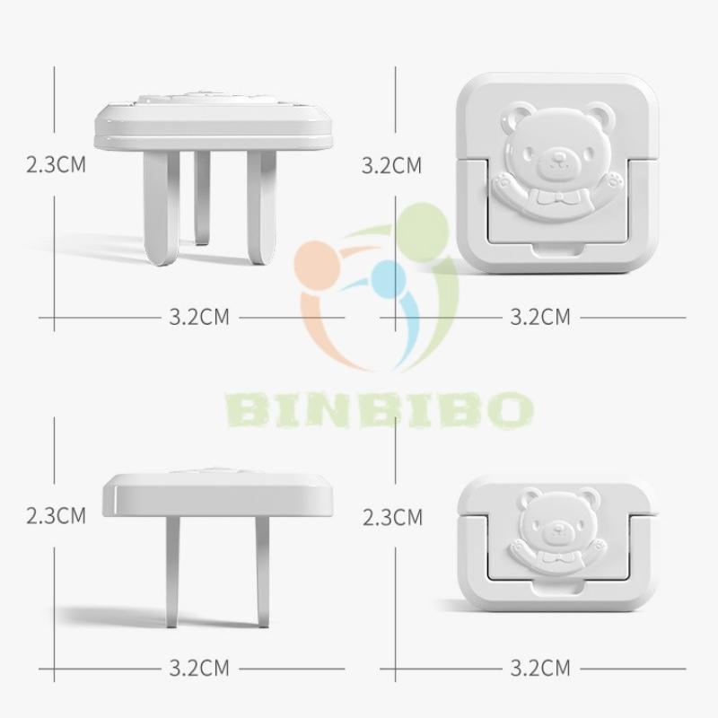 (10 cái) Nút bịt ổ điện an toàn chống giật chống cháy cho bé - Binbibo