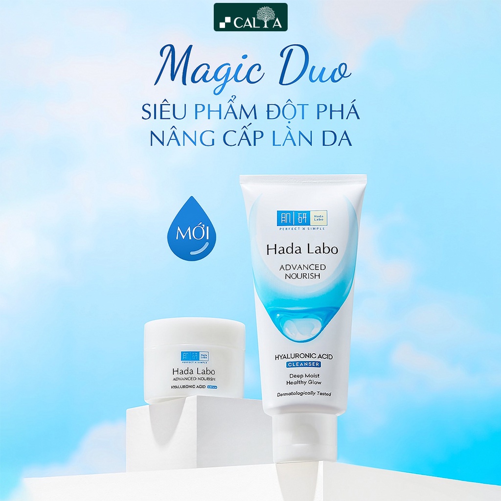 Ảnh Sữa Rửa Mặt Hada Labo Màu Trắng, Dưỡng Ẩm, Mịn Da - HadaLabo Advanced Nourish Hyaluron Cleanser 80g 4