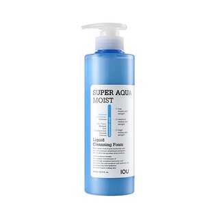 Sữa rửa mặt tạo bọt rong biển dạng lỏng IOU Super Mosit Cleansing 500ml