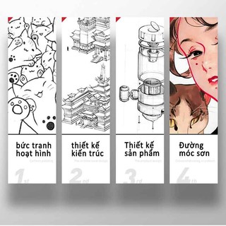 Set 12 Bút Kim Họa Tiết Truyện Tranh Nghệ Thuật