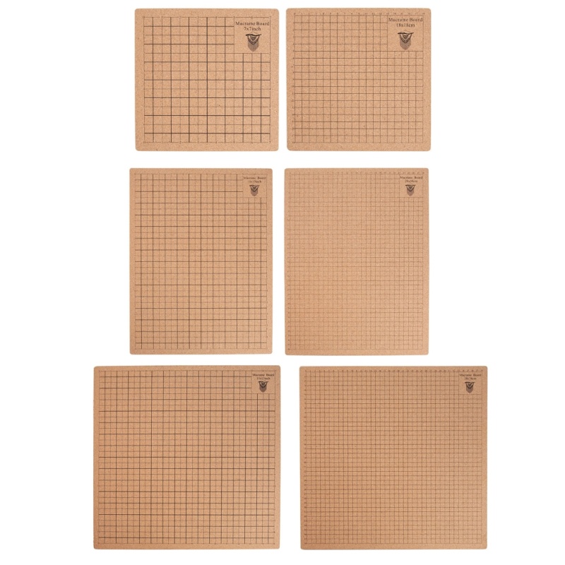 Cc Macrame Board Lưới Cork Board 8 '', 12 '', 16 '' cho Dự án Vòng tay Thủ công DIY