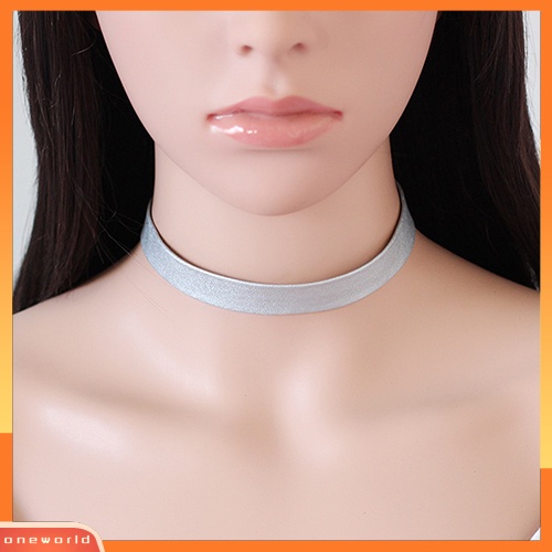 |MỘT| Thời Trang Nữ Phong Cách Đơn Giản Punk Giả Da Cổ Vòng Cổ Choker Trang Sức