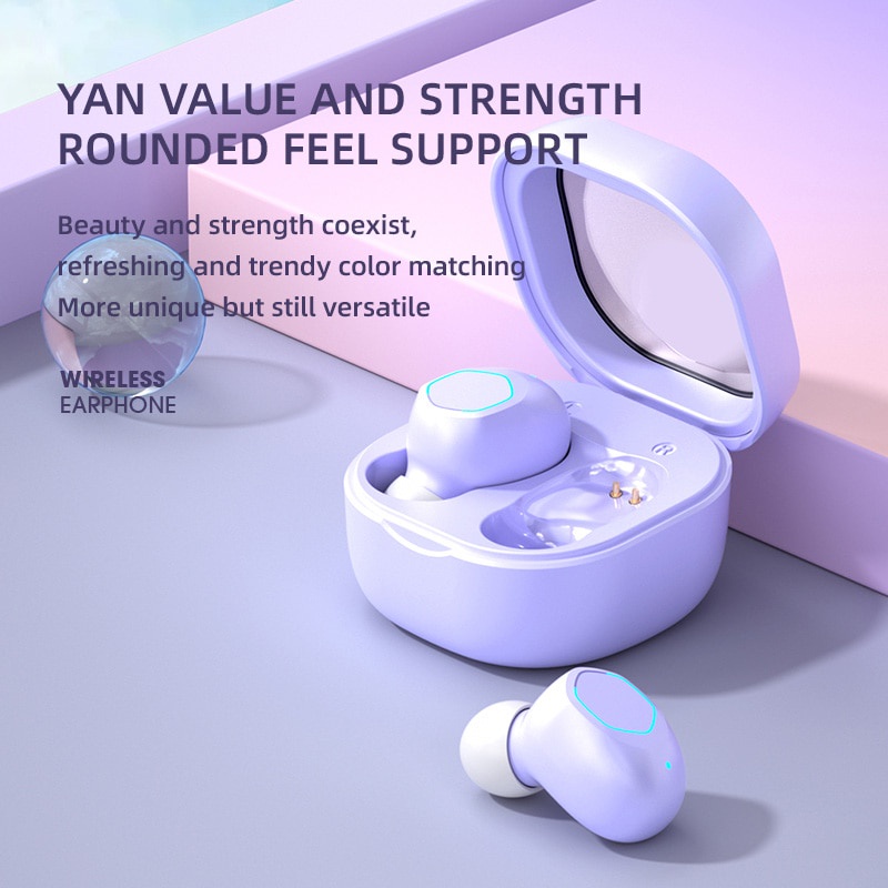 Ảnh Tai nghe nhét tai không dây VITOG M21 TWS bluetooth mini chống ồn tích hợp mi cờ rô 2