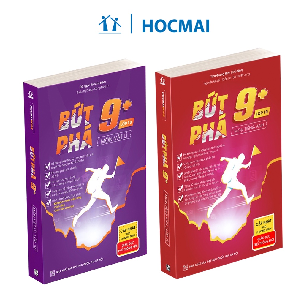 Ảnh Sách Bứt Phá 9+ Lớp 10 môn Toán, Lí, Hóa, Anh - 2k9 học giỏi Chương trình mới - HOCMAI 3