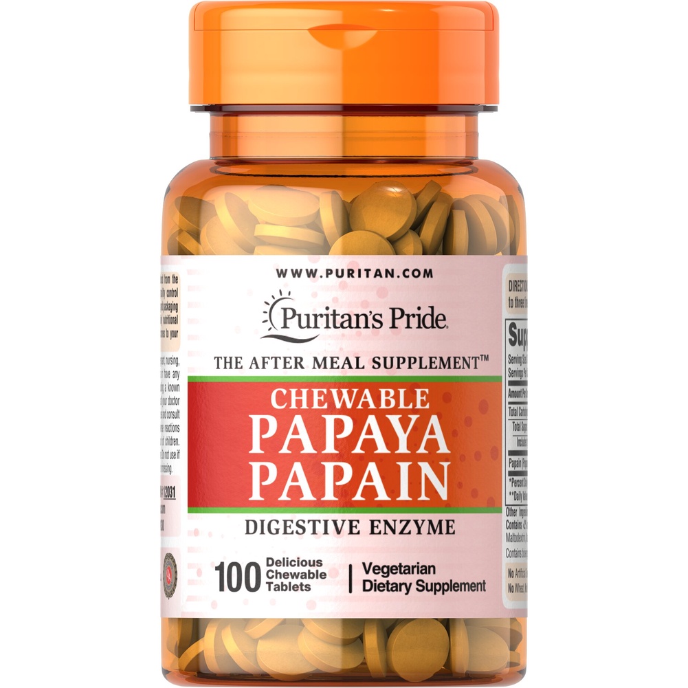 Viên Uống Hỗ Trợ Tiêu Hóa Papaya Enzyme Chính Hãng Puritan S Pride Shopee Việt Nam