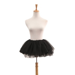 Hum Chân Váy Xòe tutu Nhiều Lớp Lưng Thun Co Giãn Màu Trơn Cổ Điển Dành Cho Nữ Dự Tiệc Hóa Trang pettico