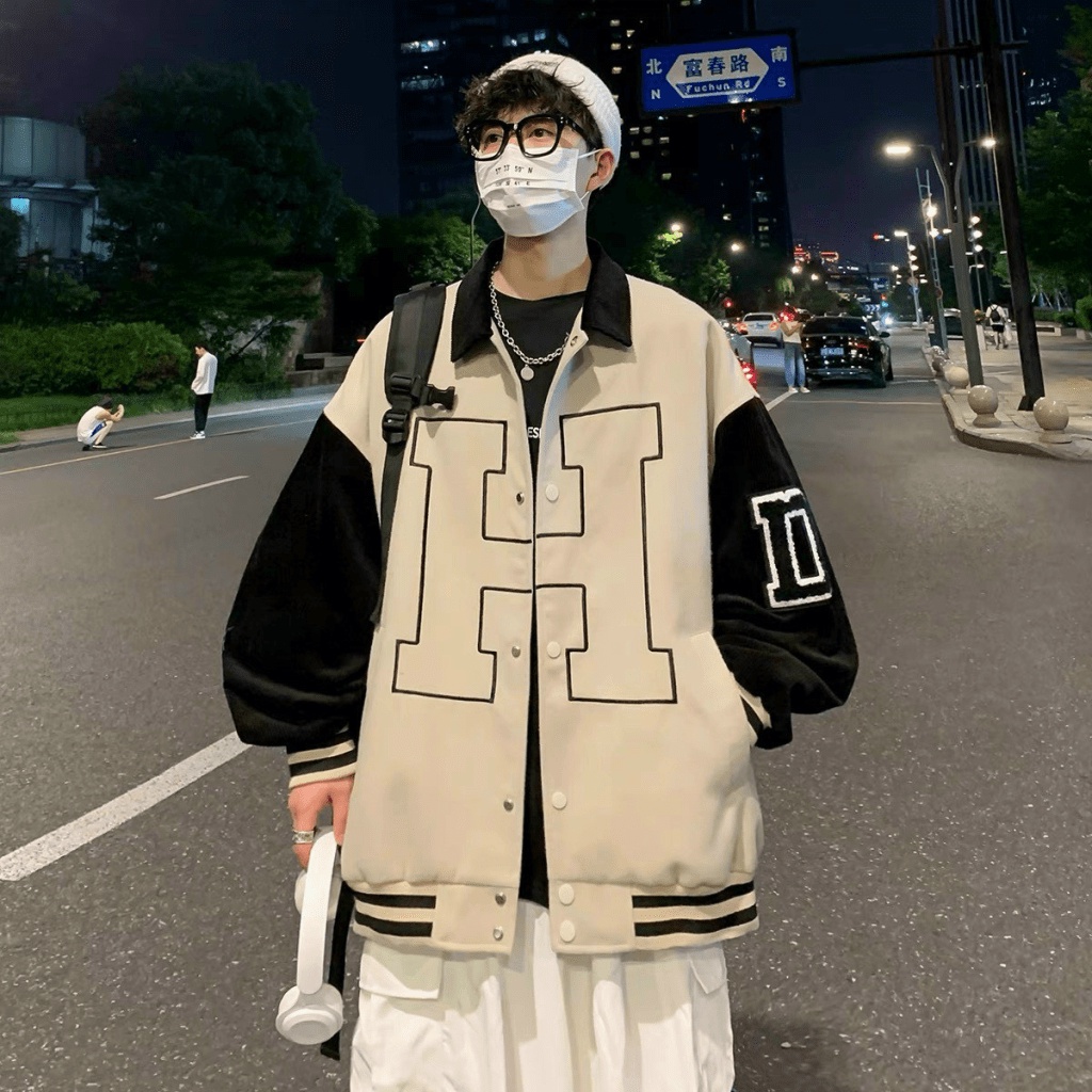 (HCM) Áo Khoác Dù Chữ H siêu đẹp - form rộng , thời trang unisex siêu đẹp - phong cách hàn quốc cực hot HIYU FASHION