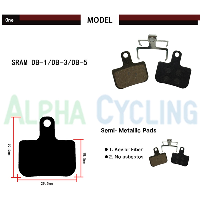 4 Cặp Má Phanh Cho Xe Đạp avid db elixir sram level tl & t, red force etap axs