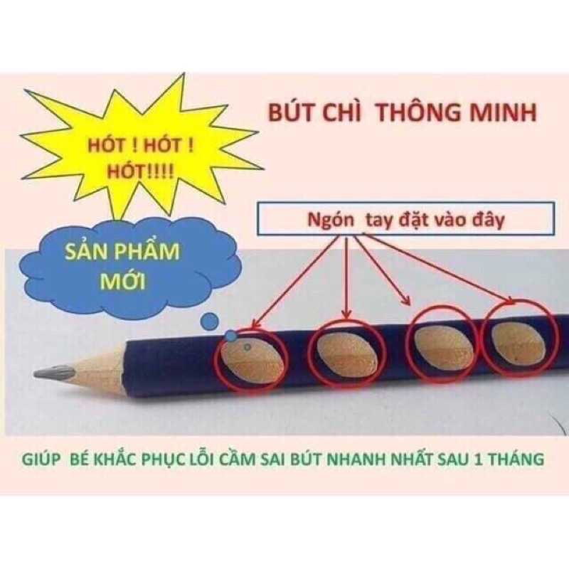 Ảnh Hộp 12 Bút Chì Gỗ Định Vị 2B Dùng Để Luyện Viết Chữ Cho Học Sinh LD01 Việt Hà Tặng Kèm Gọt Chì 4