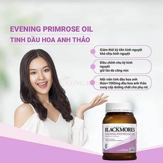 Viên uống Blackmores Evening Primrose Oil hỗ trợ làm đẹp da (190 viên)