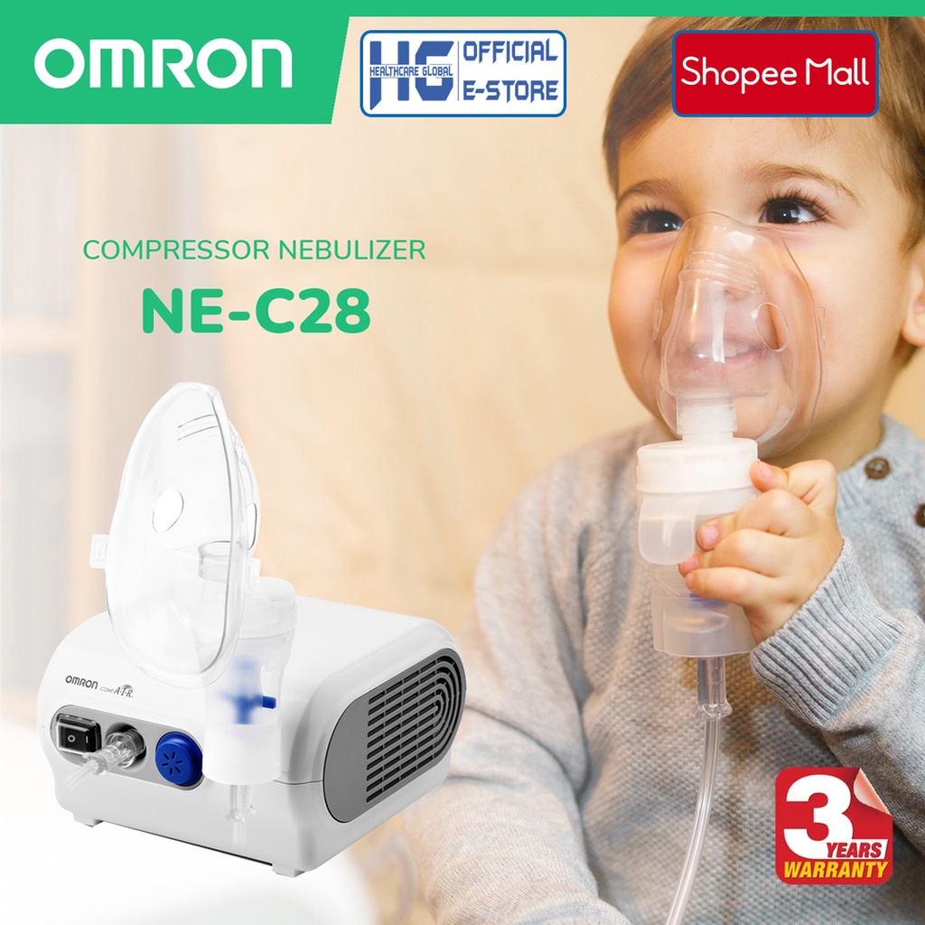Ảnh Máy Xông Mũi Họng, Khí Dung Omron NE-C28 | Điều Trị Các Bệnh Về Đường Hô Hấp Hiệu Quả - Thương Hiệu Nhật Bản 1