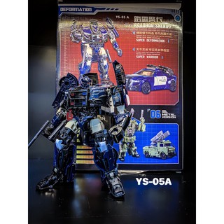 Mô hình Transformer Roadhog Sheriff YS-05A lắp ghép biến hình