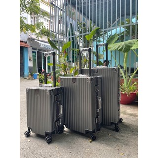 vali kéo du lịch khung nhôm khóa sập cao cấp khóa TSA tiêu chuẩn quốc tế {bảo hành phụ kiện 5 năm}