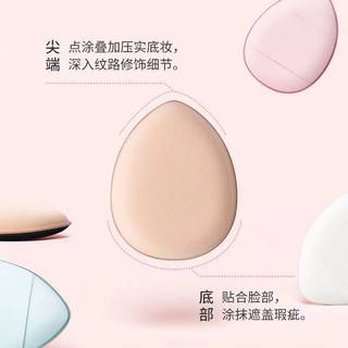 Set 7 Mút Trang Điểm MINI Hình Giọt Nước Đeo Ngón Tay Có Thể Sử Dụng Dạng Ướt Và Khô
