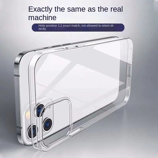 Ốp lưng trong suốt chống sốc cho IPhone 16 15 13 12 Mini 11 14 Pro Max X XR XS 7 8 Plus SE 2022 Vỏ bọc giáp mềm TPU