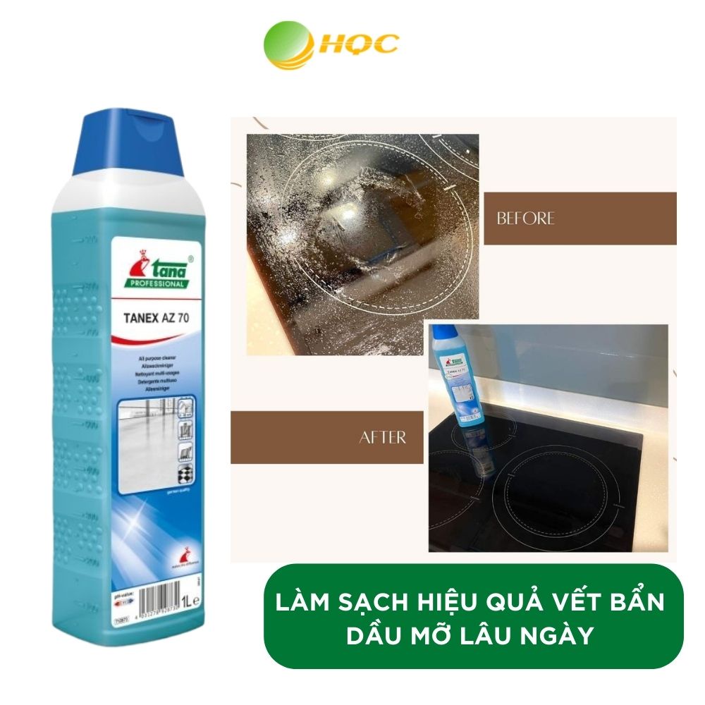 Nước Lau Bếp GreenCare Professional - TANEX AZ 70 Nhập Khẩu Đức Tẩy Dầu Mỡ Lò Vi Sóng, Bếp Từ 1L