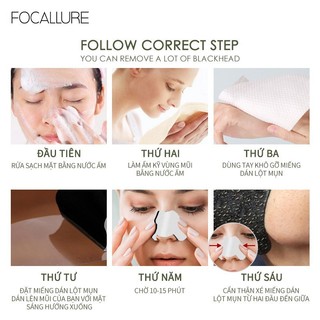 [Y188] Miếng Lột Mụn đầu đen FOCALLURE làm sạch sâu 2.2g