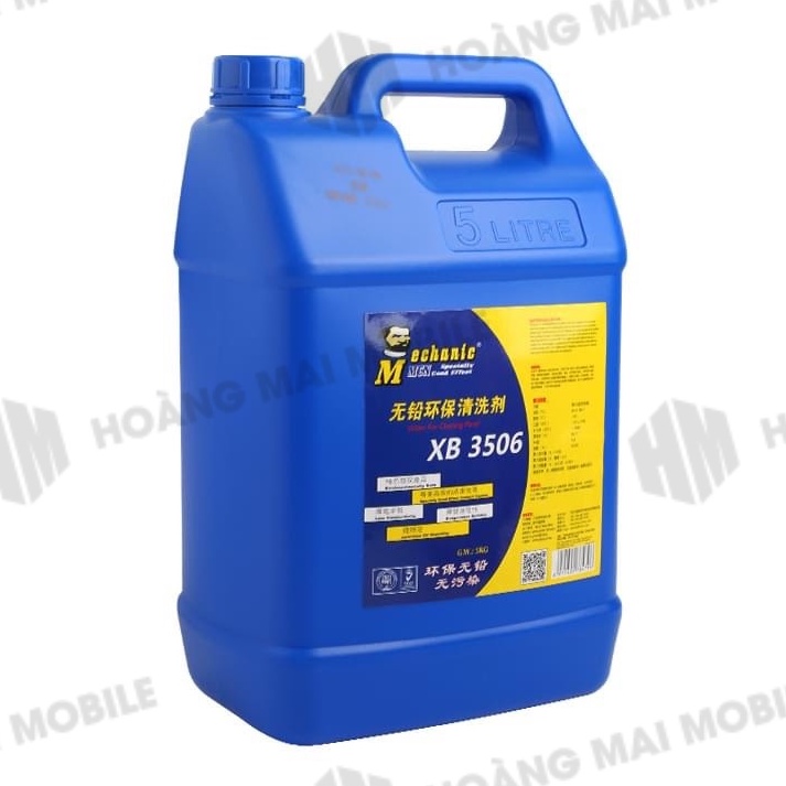Nước rửa main MECHANIC XB 3506 5000g vệ sinh bo mạch, làm sạch flux, bụi bẩn, dầu mỡ và cặn bẩn sau hàn khò