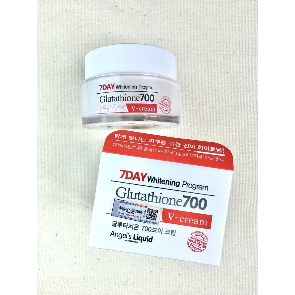 kem glutathione 700 Kem dưỡng trắng da 7 day Glutathione 700
