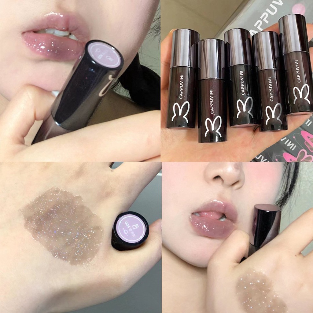 Son Tint Bóng Lì Thỏ Đen Vũ Trụ CAPPUVINI Clarinet Lip Gloss CP75