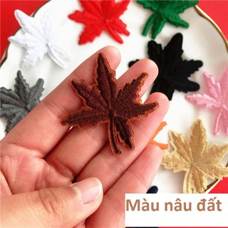 Miếng Dán Ủi Quần Áo Hình Chiếc Lá Nhiều Màu Sắc