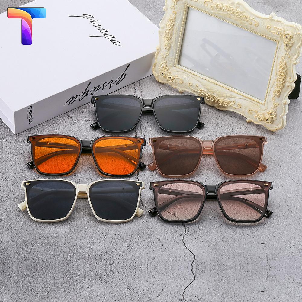 Mắt kính râm GM nam nữ vuông lớn tràn viền 623 [Có sẵn] [Ảnh thật ...