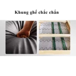 Ghế Sofa Giường Khung Sắt Tay Gỗ Kiểu Dáng Sang Trọng Cho Phòng Khách HGK-31, Có Tặng Kèm Bàn Sofa Chất Lượng Tốt — ảnh 8