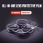 Trong Suốt Full Cover Camera Kính Cường Lực Tương Thích Cho iPhone 17ProMax 17Air 16 15 14 13 12 11 Kính Bảo Vệ Ống Kính Phim