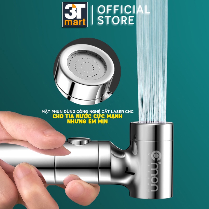 Ảnh Vòi xịt vệ sinh tăng áp LỌC và TÙY CHỈNH ÁP LỰC NƯỚC cao cấp C'MON VX-06 (lọc) 4