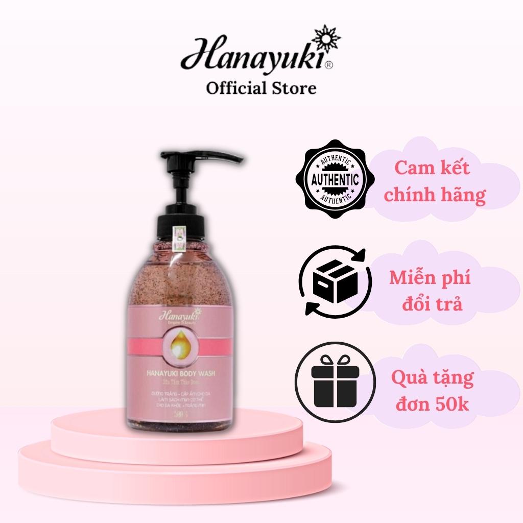 Ảnh Sữa Tắm Hanayuki Body Wash Trắng Da Dưỡng Ẩm Hanayuki Chính Hãng 2