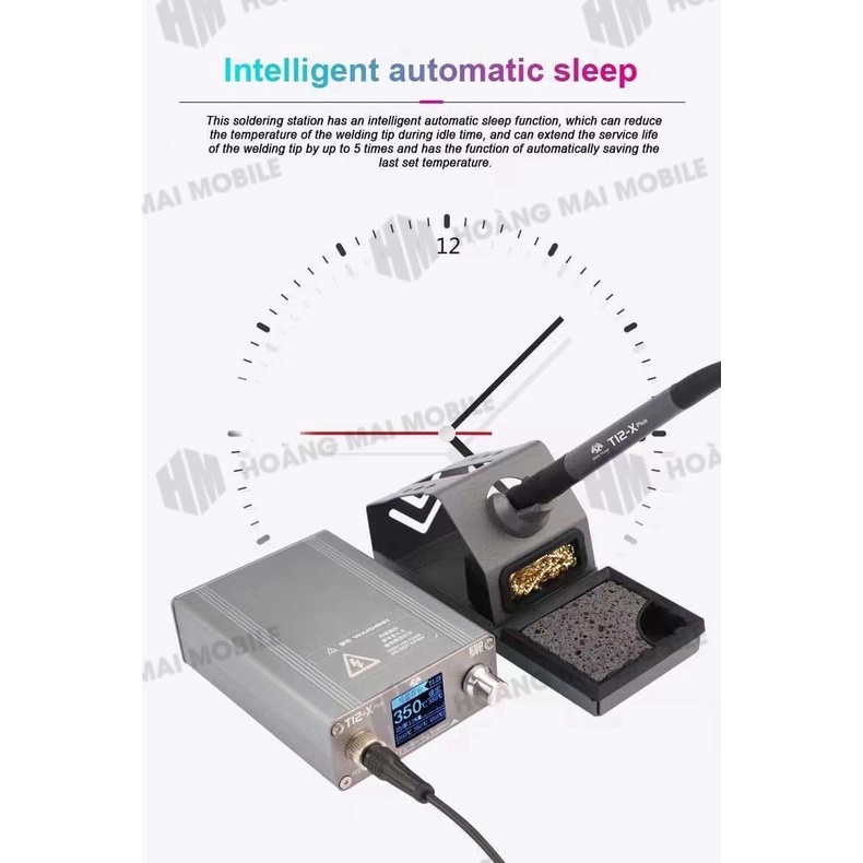 Máy hàn cầm tay phù hợp mũi hàn T12 OSSTEAM T12X
