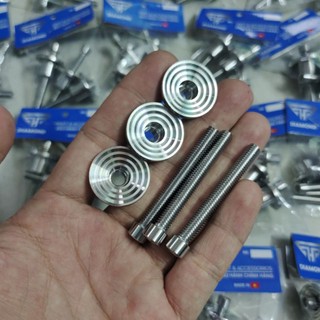DIAMOND SALAYA -  BỘ ỐC KÈM KHÂU GẮN RỔ SALAYA  - DREAM, WAVE CÁC ĐỜI, FU LED - INOX 304