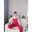 Đồ bộ nữ mặc nhà bộ ngủ nữ 2 dây đồ ngủ 2 dây dễ thương sexy quần dài,set đồ ngủ nữ đẹp vải satin - CN07