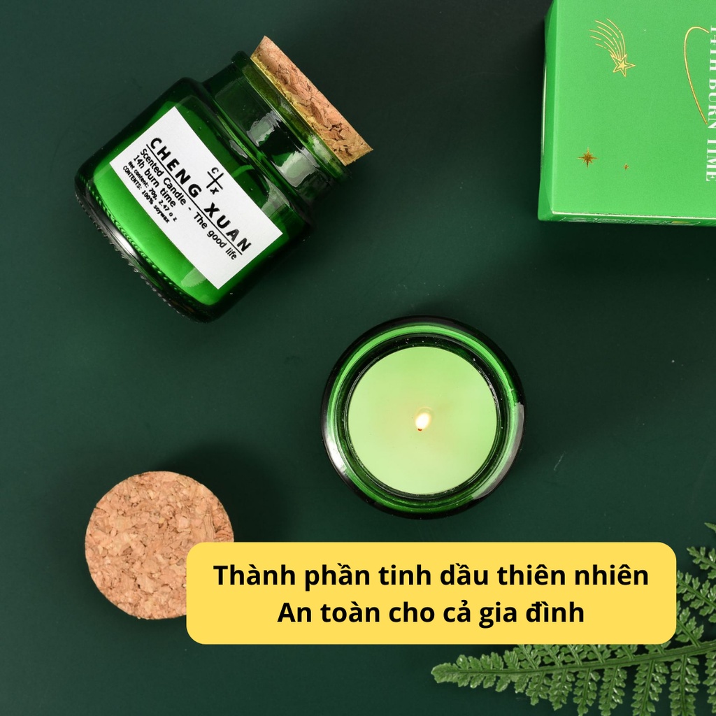 Nến Thơm Thiên Nhiên Candle Cup Sáp Thơm Phòng Ngủ Tinh Dầu Vintage Aroma NEN22