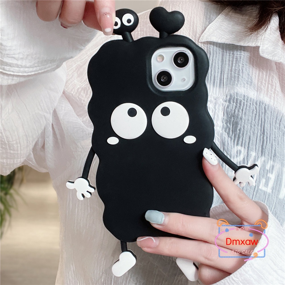 Ốp Điện Thoại Silicon Mềm Hình Bùi Nhùi 3D iPhone 14 Pro Max 14 Plus 13 Pro Max 11 12 Pro Max Xs Max Xr 7 8 6 6s Plus X Se 2020