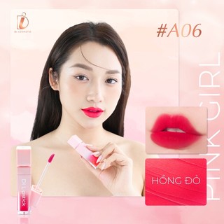 Son Kem Lì DI Cosmetic mua 1 tặng 1 siêu mềm môi, không chì