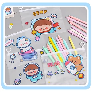 Túi zip đựng bút viết siêu cute